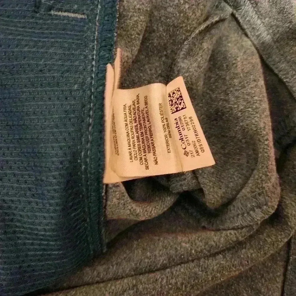 Mens Columbia Blue Full Zip Fleece. Size M - Picture 4 of 4